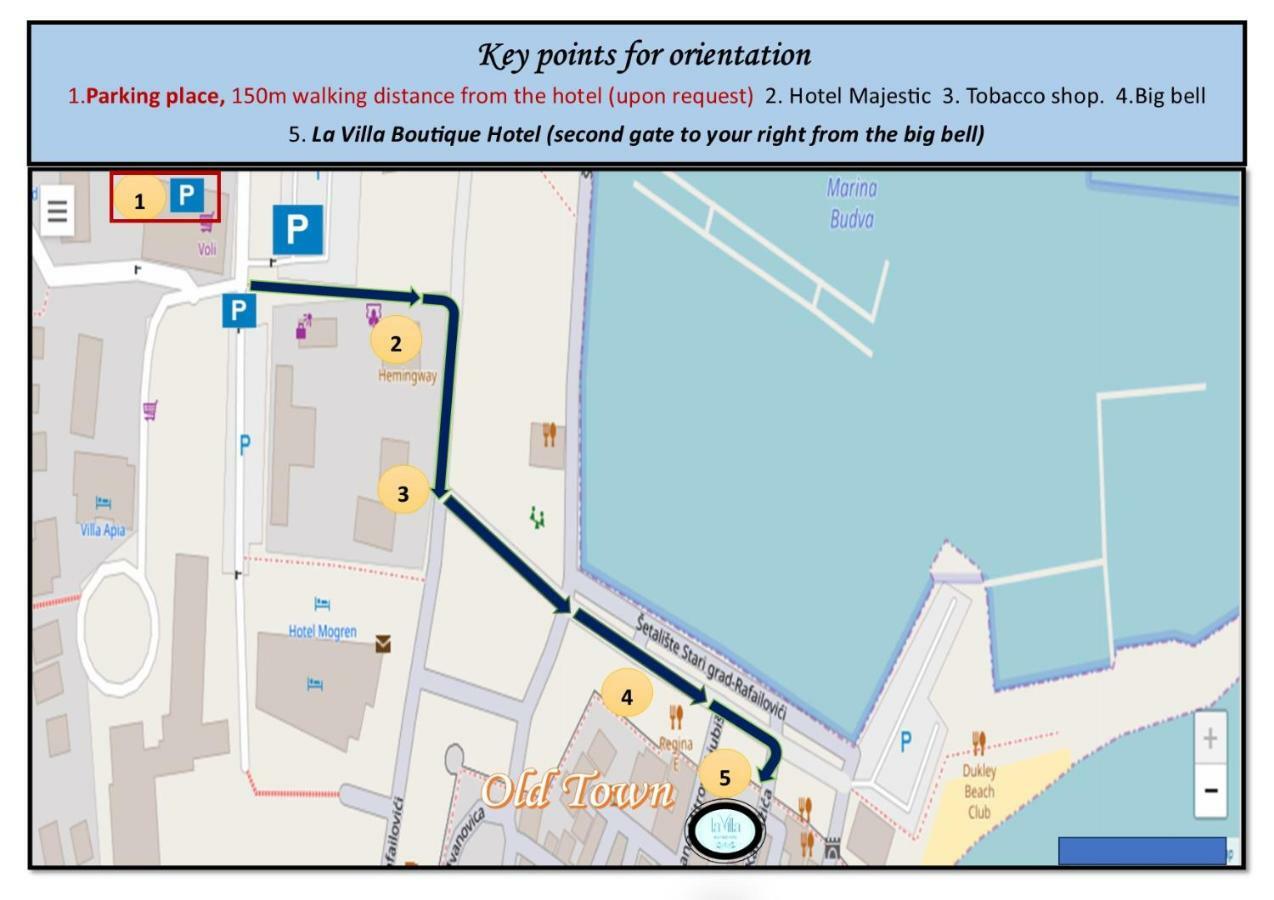 La Villa Boutique Hotel Budva Eksteriør billede